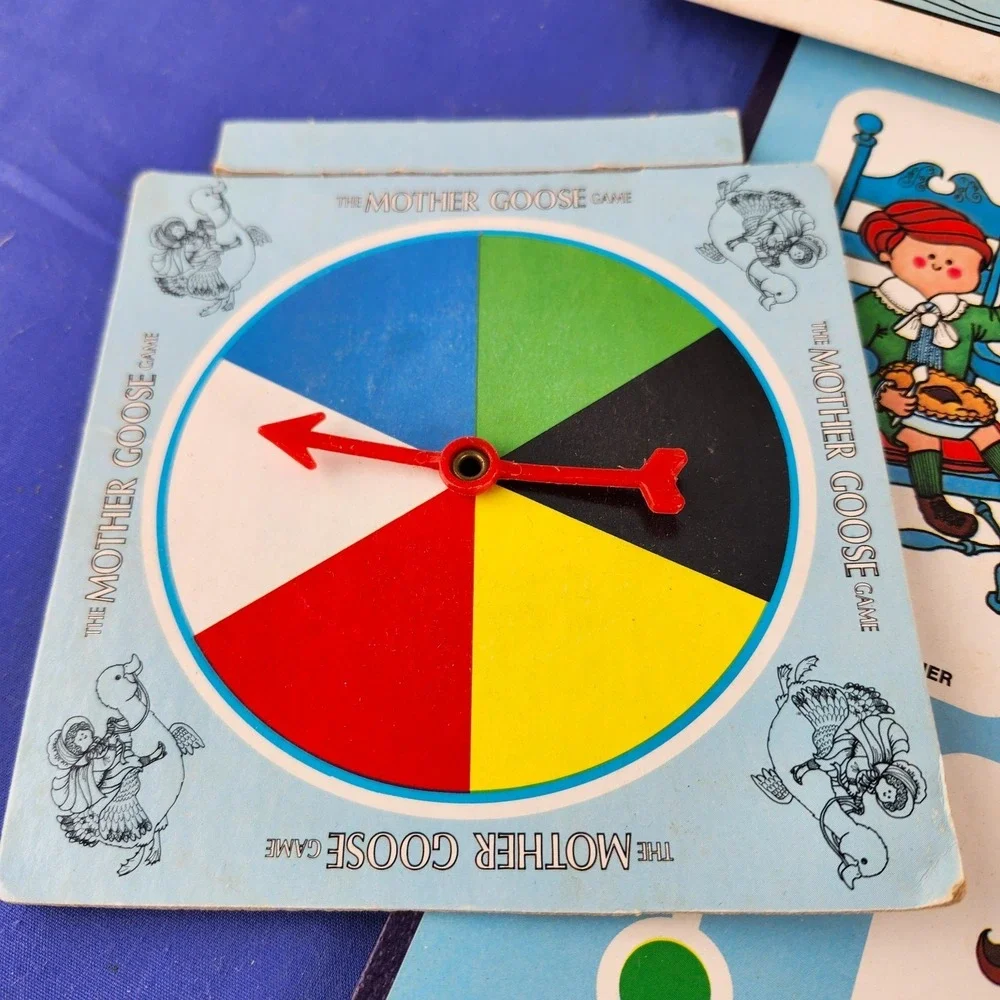 Vintage The Mother Goose Game‎ (1971) by Cadaco *Complete*